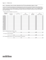 Form CT-225-A New York State Modifications (For Filers of Combined Franchise Tax Returns) - New York, Page 4