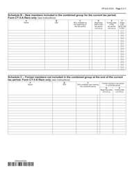 Form CT-3.4 Net Operating Loss Deduction (Nold) - New York, Page 3