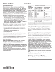 Form CT-249 Claim for Long-Term Care Insurance Credit - New York, Page 2