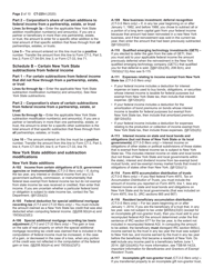 Instructions for Form CT-225 New York State Modifications - New York, Page 2