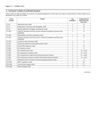 Instructions for Form CT-600 Ordering of Corporation Tax Credits - New York, Page 2