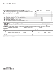 Form CT-186-P/M Utility Services Mta Surcharge Return - New York, Page 2