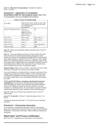 Instructions for Form CT-612 Claim for Remediated Brownfield Credit for Real Property Taxes for Qualified Sites Accepted Into the Brownfield Cleanup Program Prior to July 1, 2015 - New York, Page 3