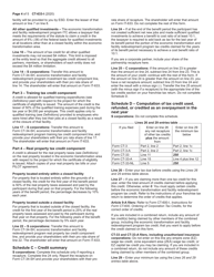 Instructions for Form CT-633 Economic Transformation and Facility Redevelopment Program Tax Credit - New York, Page 4
