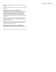 Instructions for Form CT-633 Economic Transformation and Facility Redevelopment Program Tax Credit - New York, Page 5