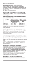 Instructions for Form CT-635 New York Youth Jobs Program Tax Credi - New York, Page 2