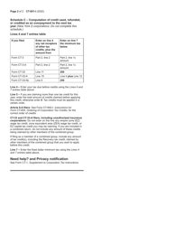 Instructions for Form CT-651 Recovery Tax Credit - New York, Page 2