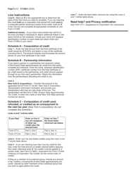 Instructions for Form CT-650 Empire State Apprenticeship Tax Credit - New York, Page 2