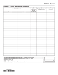 Form CT-647 Farm Workforce Retention Credit - New York, Page 3