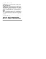 Instructions for Form CT-646 Employee Training Incentive Program Tax Credit - New York, Page 2