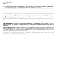Form SFN14859 North Dakota Pardon Advisory Board Application - North Dakota, Page 7