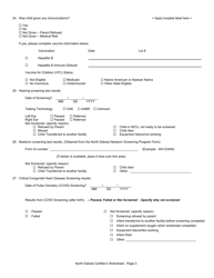 Certifier&#039;s Worksheet for Completing the North Dakota Birth Certificate - North Dakota, Page 3