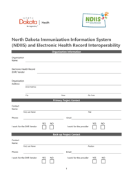 Document preview: Ndiis Registration of Intent Form - North Dakota