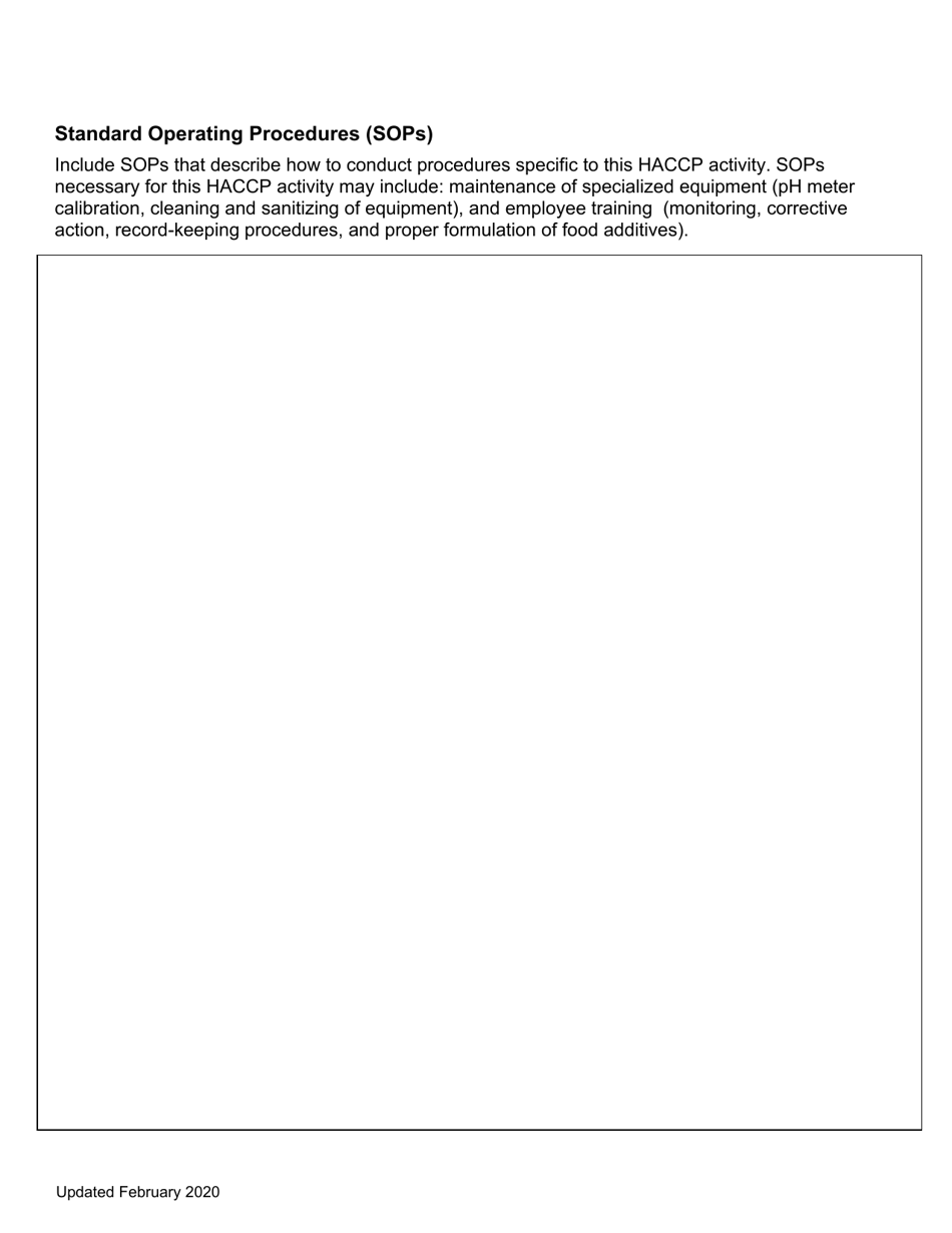 Haccp Plan Review Submittal Form - North Dakota, Page 12