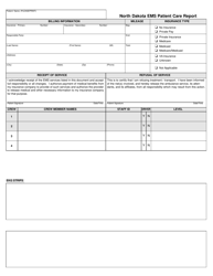 North Dakota EMS Patient Care Report - North Dakota, Page 2