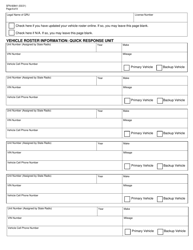 Form SFN60841 North Dakota License Application - Quick Response Unit - North Dakota, Page 6