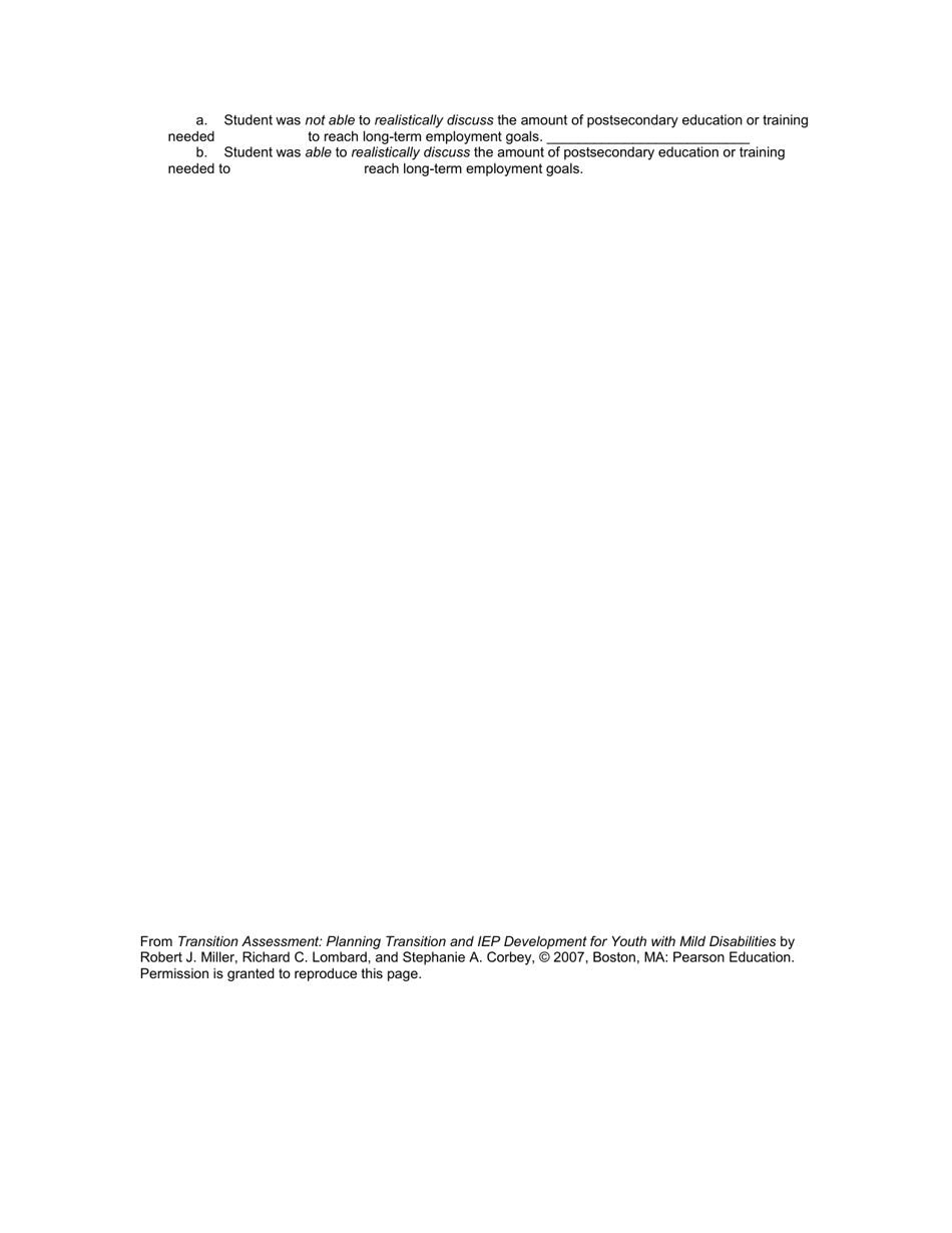 Self-determination and Self-advocacy Skills Questionnaire - North Dakota, Page 12