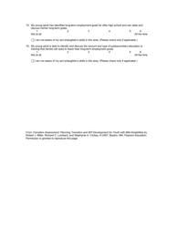 Self-determination and Self-advocacy Skills Questionnaire - North Dakota, Page 5