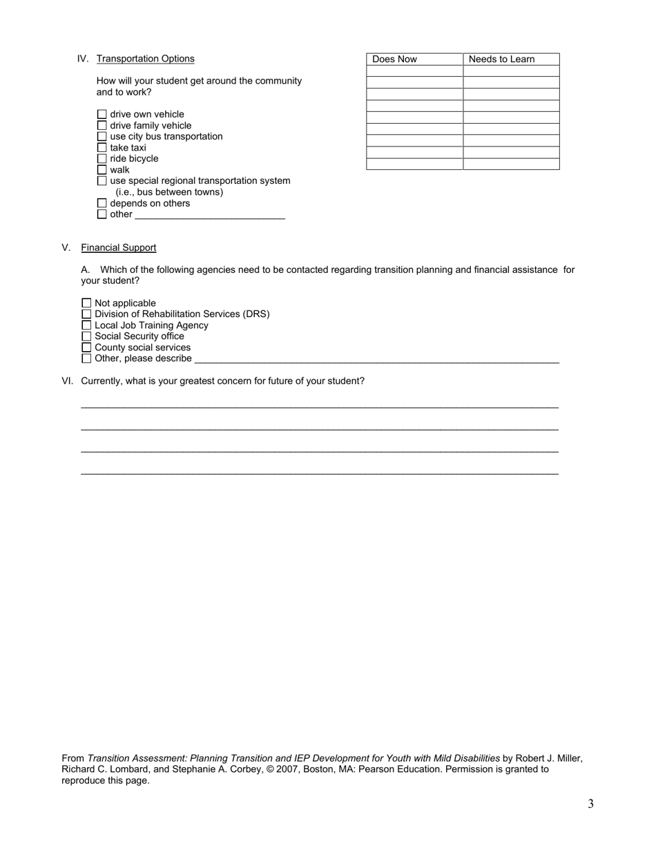 Future Planning Inventory - North Dakota, Page 3