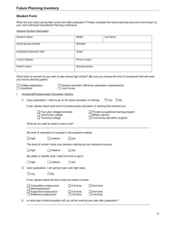 Future Planning Inventory - North Dakota, Page 4