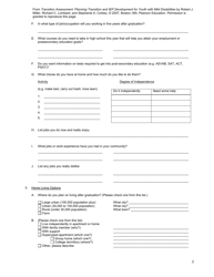 Future Planning Inventory - North Dakota, Page 5