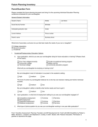 Future Planning Inventory - North Dakota, Page 7