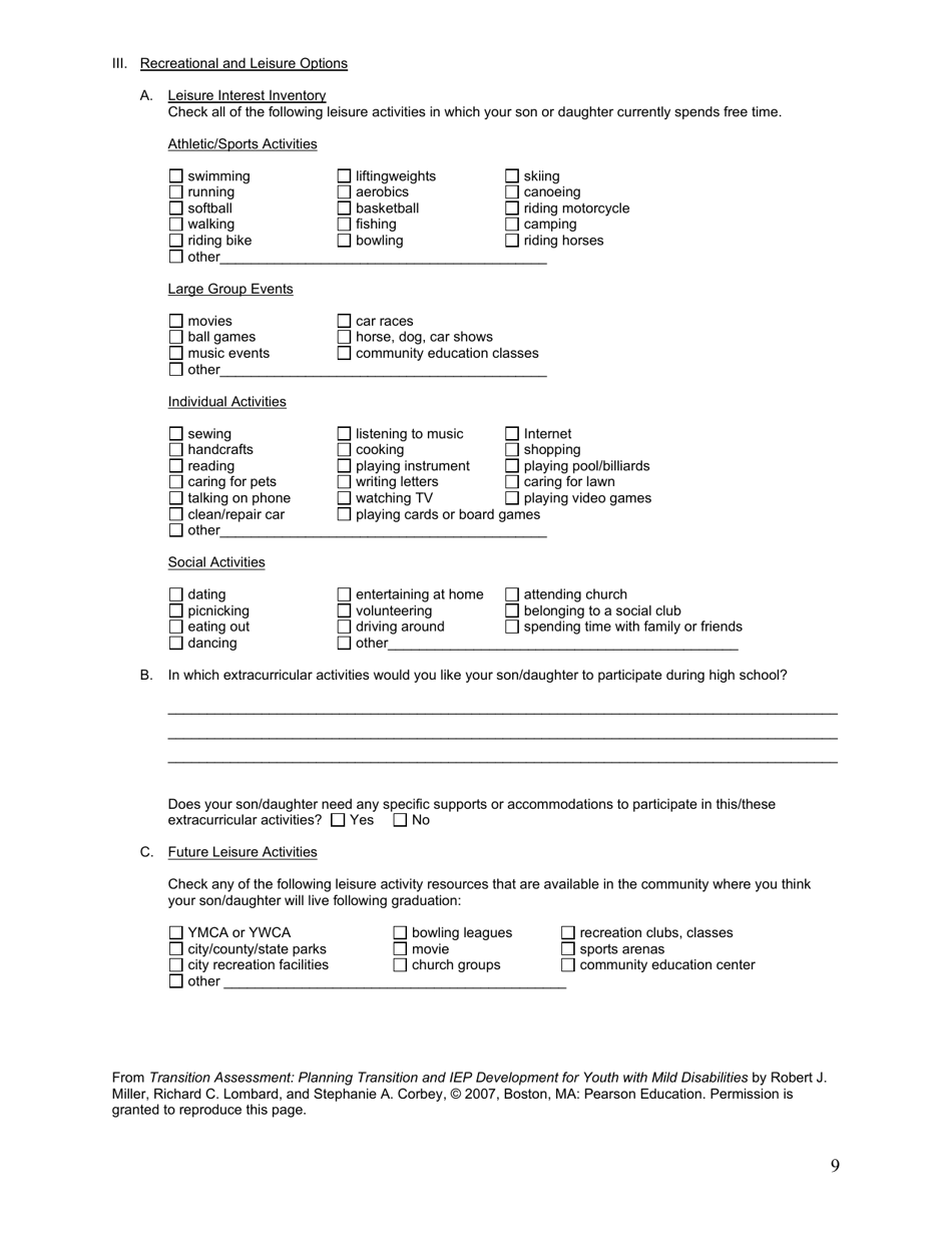 Future Planning Inventory - North Dakota, Page 9