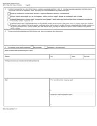 Form SFN17244 (F-2) Report of Examination - North Dakota, Page 2