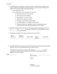Local Form 2016-1 Simplified Application for Compensation and Reimbursement of Expenses by Attorney for Debtor(S) in Chapter 13 Case - North Dakota, Page 2