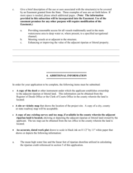 Application for Easement in State-Owned Submerged Lands - North Carolina, Page 6