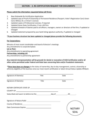 Statewide Re-certification Application - Statewide Uniform Certification Program - North Carolina, Page 2