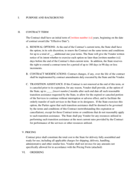 Goods and Services Agreement - North Carolina, Page 2