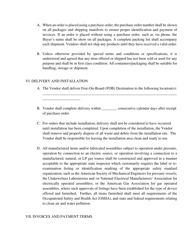 Goods and Services Agreement - North Carolina, Page 3