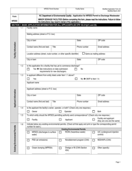 EPA Form 2A (3510-2A) Municipal Potw With Design Flow (Modified) - North Carolina, Page 2