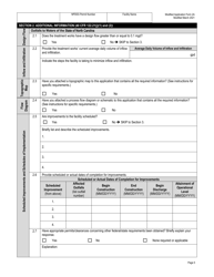 EPA Form 2A (3510-2A) Municipal Potw With Design Flow (Modified) - North Carolina, Page 6