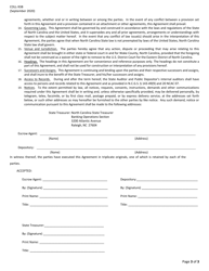 Form COLL-93B Exhibit B Escrow Agent Agreement (For Public Deposits Collateralized Under Pooling Method) - North Carolina, Page 3