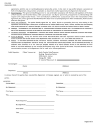 Form COLL-94B Exhibit B Escrow Agent Agreement (For Public Deposits Collateralized Under Dedicated Method) - North Carolina, Page 3
