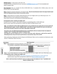Instructions for Ancillary Governmental Participant Investment Program (Agpip) Deposit/Withdrawal Form - State Agencies - North Carolina, Page 2