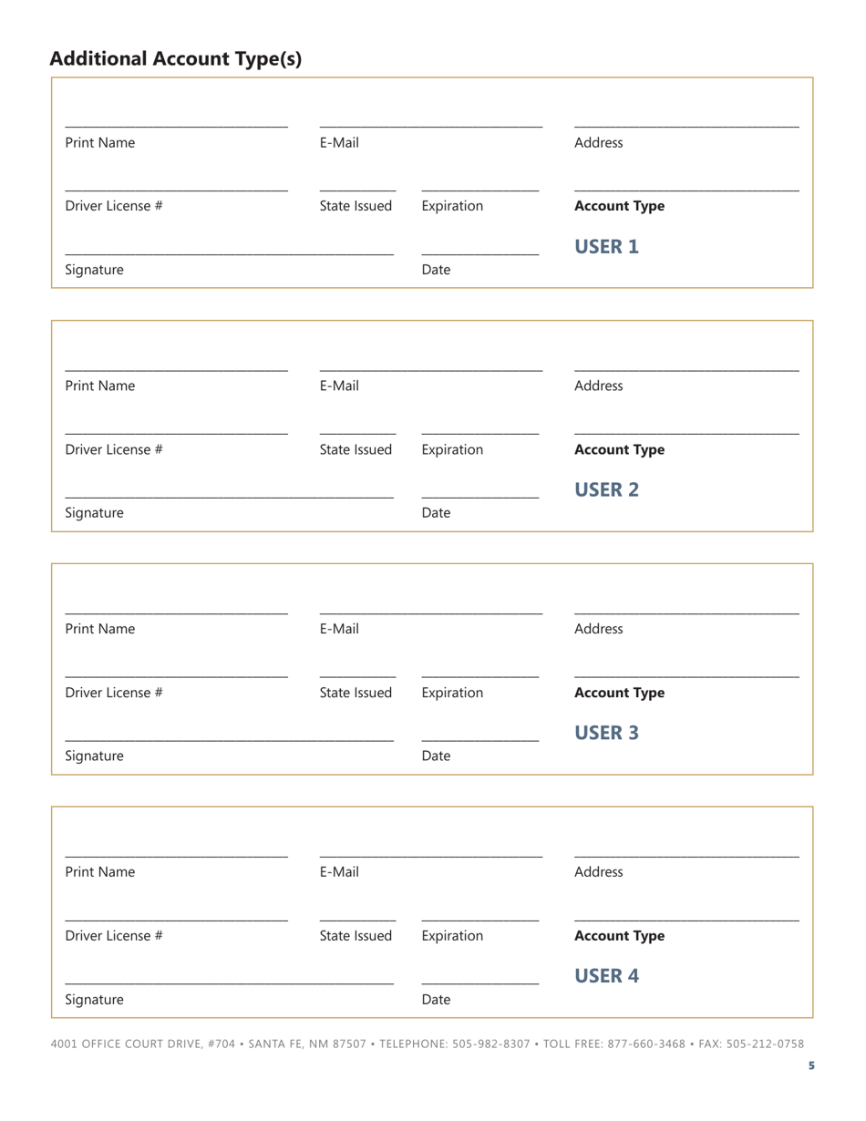 Registration Agreement - New Mexico, Page 5
