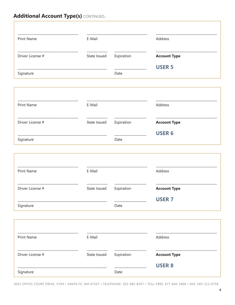 Registration Agreement - New Mexico, Page 6