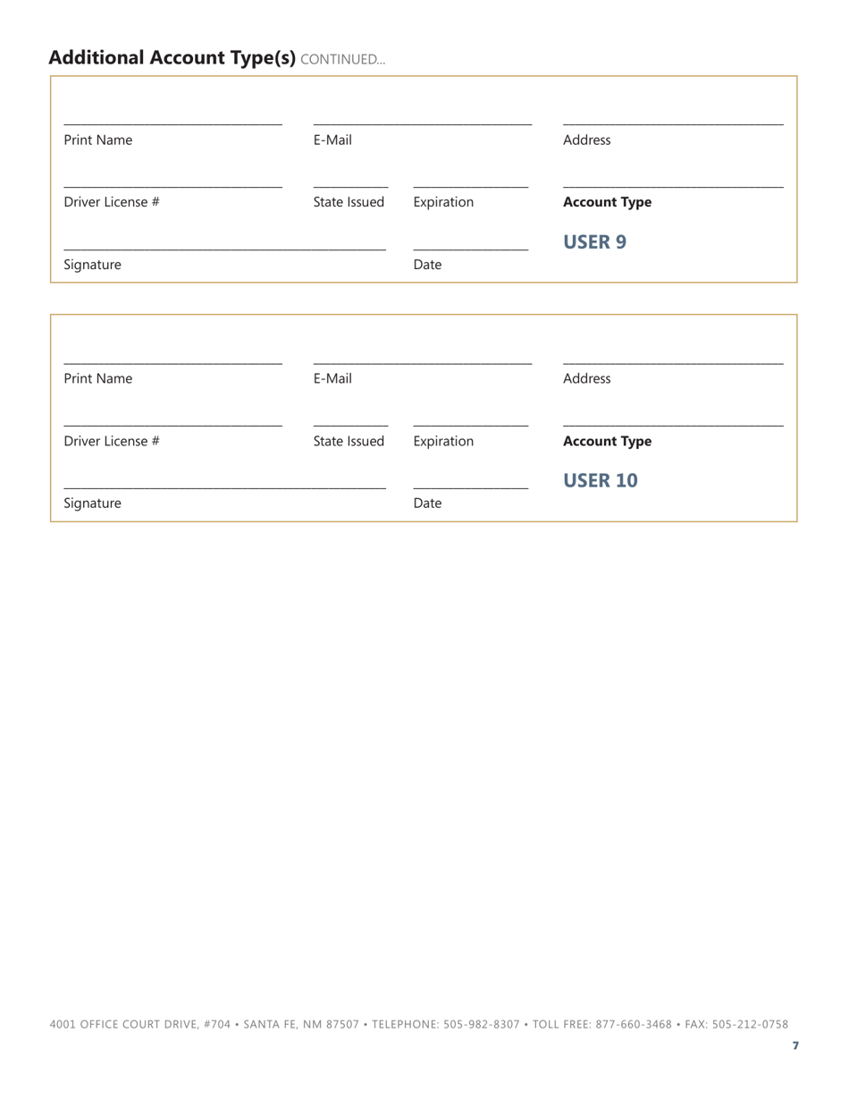 Registration Agreement - New Mexico, Page 7