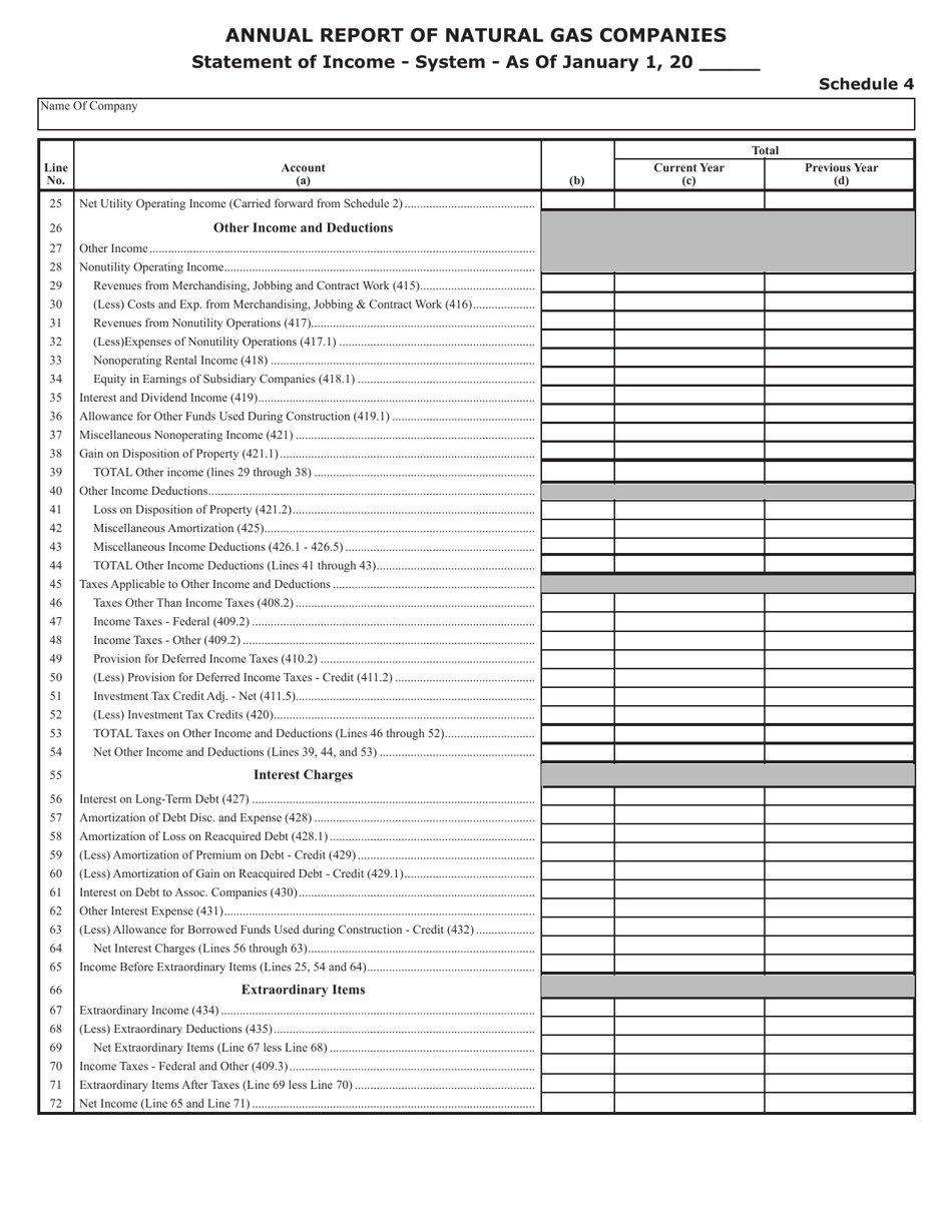 Form SFN25850 Annual Report of Natural Gas Companies - North Dakota, Page 7