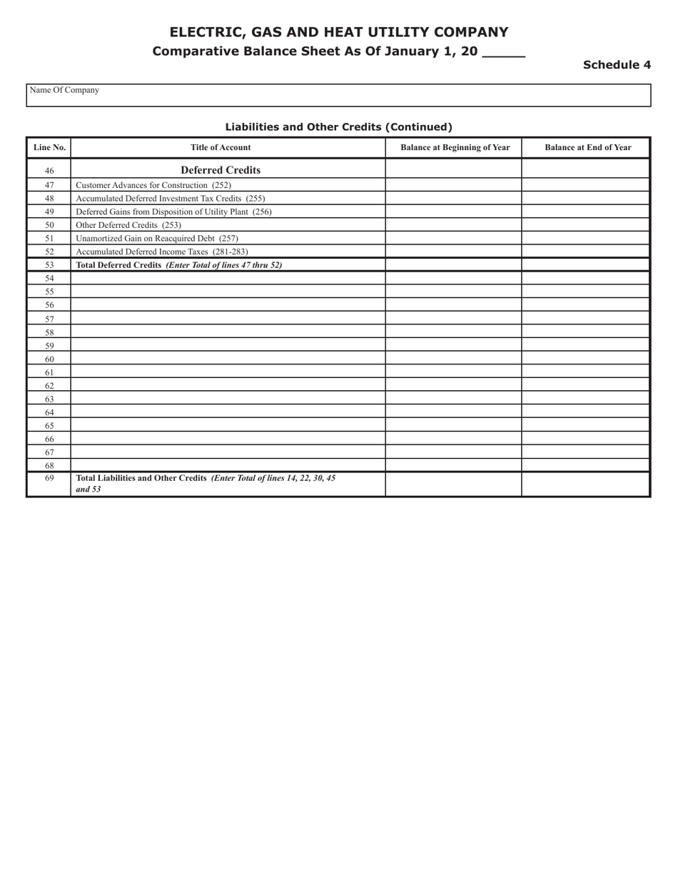 Form SFN25801 Annual Report of Electric, Gas and Heat Utility Companies - North Dakota, Page 7