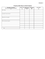 Form SFN25816 Annual Report of Air Transportation Companies - North Dakota, Page 2