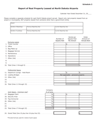 Form SFN25816 Annual Report of Air Transportation Companies - North Dakota, Page 4