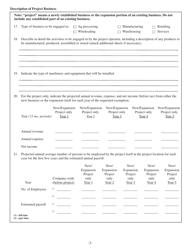 Form 24734 Application for Property Tax Incentives for New or Expanding Businesses - North Dakota, Page 3