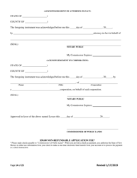 Application for Business Lease - New Mexico, Page 14