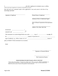Application for Business Lease - New Mexico, Page 5