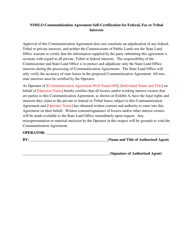 Nmslo Communitization Agreement Self-certification for Federal, Fee or Tribal Interests - New Mexico, Page 2
