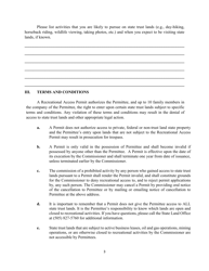 Recreational Access Permit Application - New Mexico, Page 3
